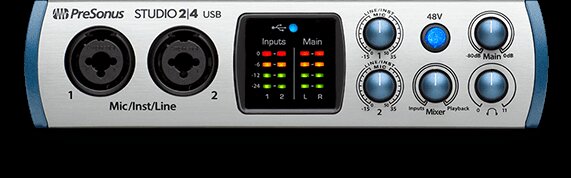 Аудио интерфейс PreSonus Studio 24