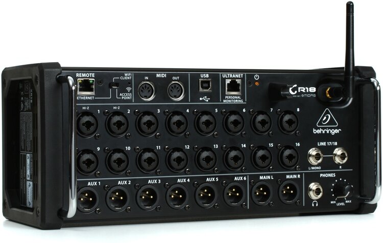 Цифровой микшерный пульт Behringer XR18
