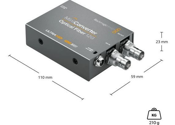 Blackmagic Design Mini Converter - Optical Fiber 12G Преобразователь сигнала (мини-конвертер)