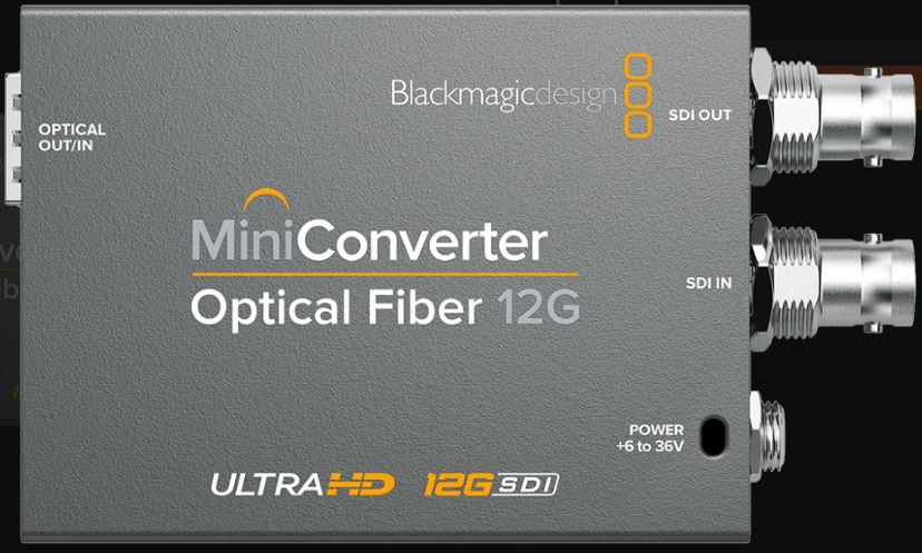 Blackmagic Design Mini Converter - Optical Fiber 12G Преобразователь сигнала (мини-конвертер)