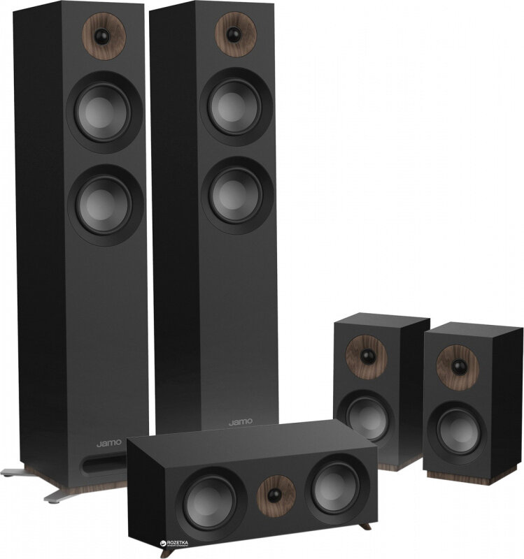 Комплект акустики JAMO S 807 HCS Black