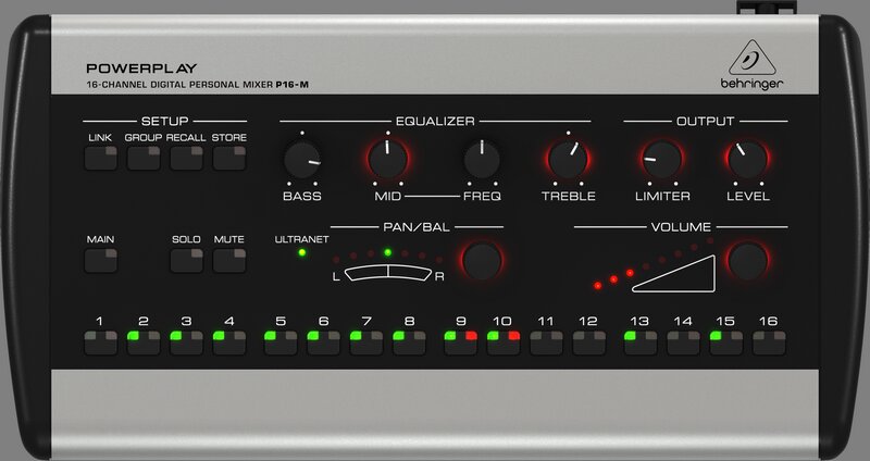 Микшер персонального мониторинга Behringer P16-M