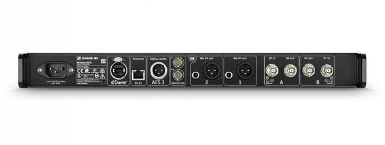 Sennheiser EM 6000 DANTE™-EU 2-канальный беспроводной цифровой приемник