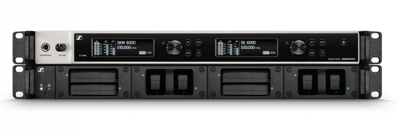 Sennheiser EM 6000 DANTE™-EU 2-канальный беспроводной цифровой приемник