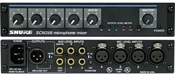 Микшерный пульт Shure SCM268E