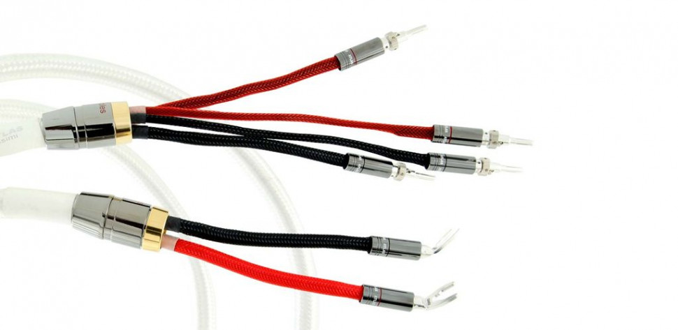 Акустический кабель Atlas Asimi с проводниками на основе серебра 2 x 2, 5.0 м [разъем Банан Z типа, позолоченный]