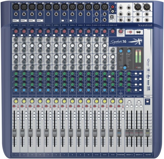 Микшерный пульт Soundcraft Signature 16