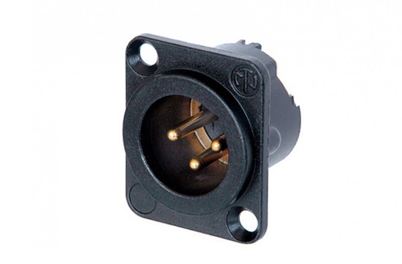 Разъем Neutrik NC3MD-LX-B