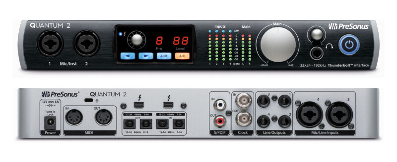 Аудио интерфейс PreSonus Quantum 2