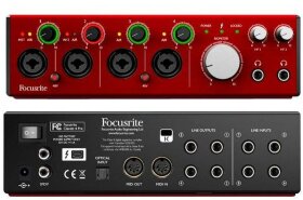 Аудиоинтерфейс Focusrite Clarett 4Pre Thunderbolt