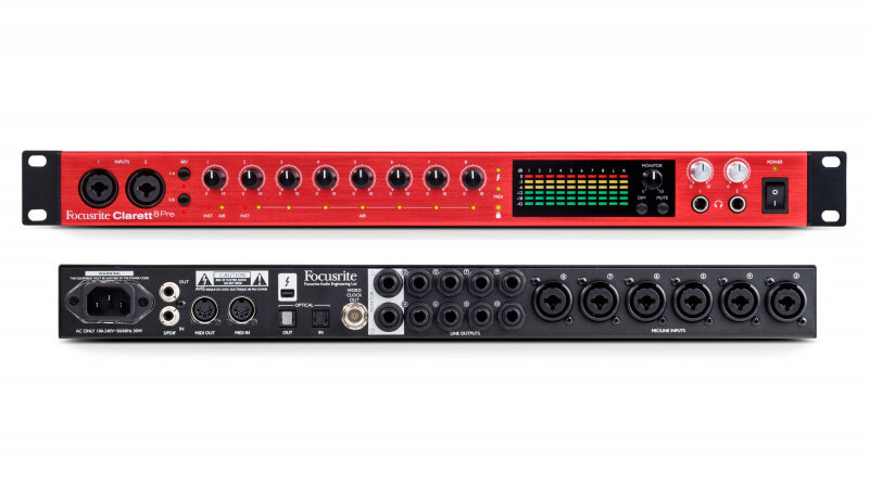 Аудиоинтерфейс Focusrite Clarett 8Pre Thunderbolt