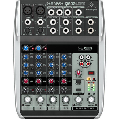 Микшерный пульт Behringer Q802USB