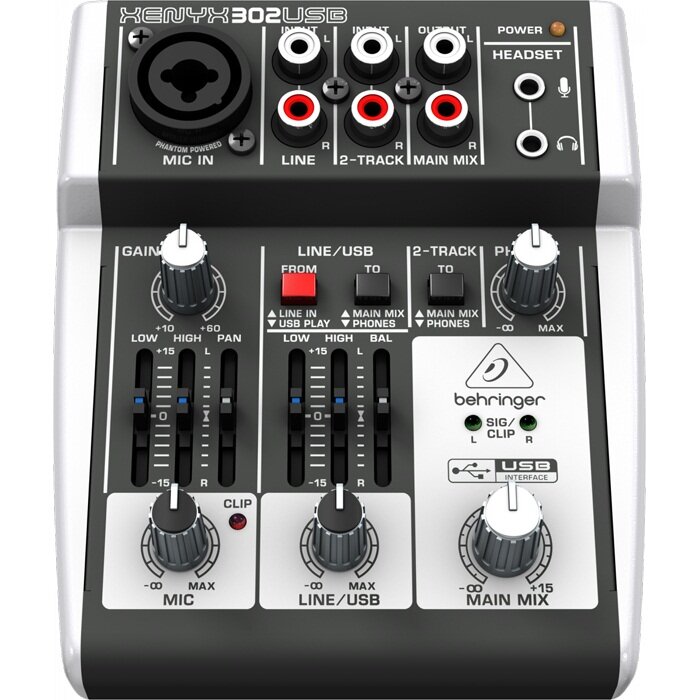 Микшерный пульт Behringer 302USB