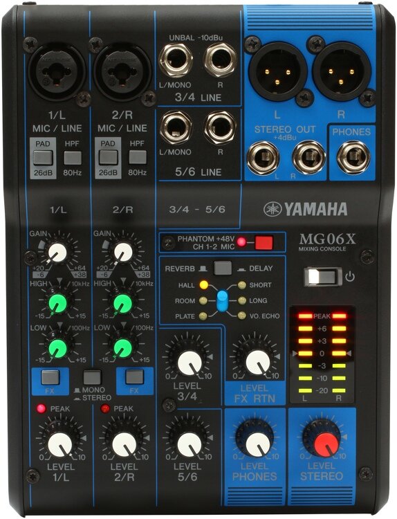 Микшерный пульт Yamaha MG06X