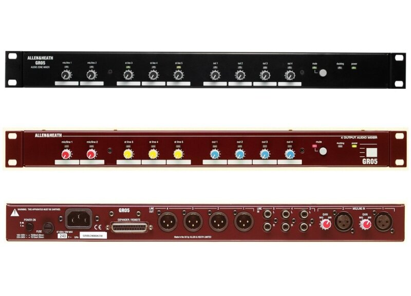 Инсталляционный микшерный пульт Allen&Heath GR05