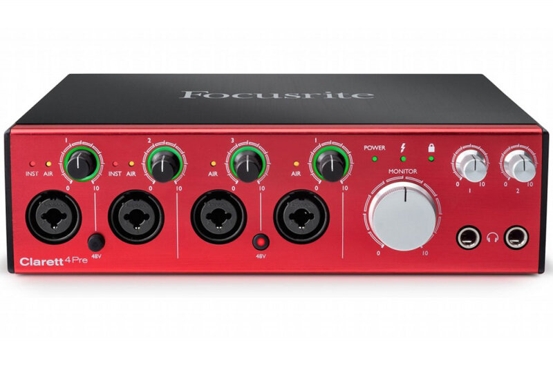Аудио интерфейс Focusrite Clarett 4Pre USB