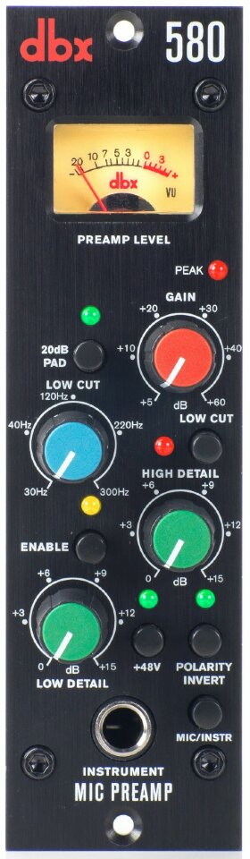 Микрофонный предусилитель DBX 580