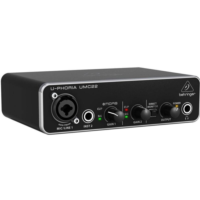 Аудиоинтерфейс Behringer UMC22