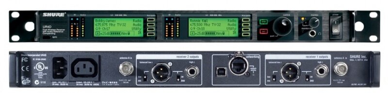Приемник Shure UR4D+ J5E
