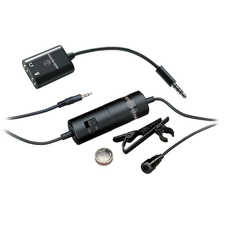Петличный микрофон Audio-Technica ATR3350iS